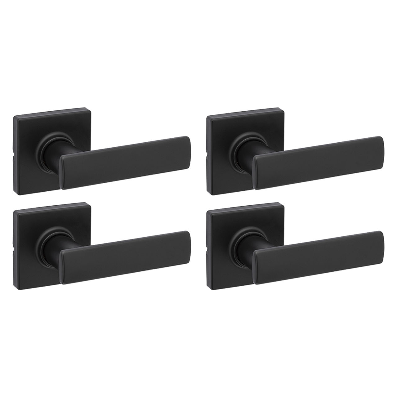 Breton Lever (Square) - Hall/Closet - 4-Pack