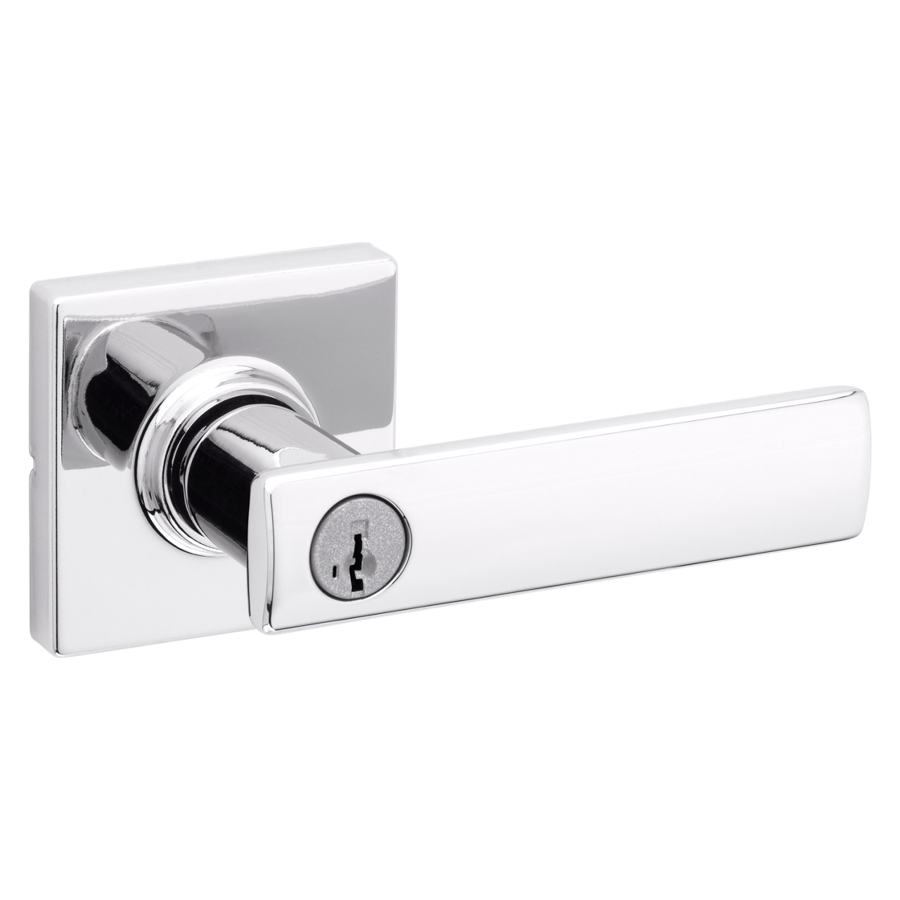 Breton Lever (Square) - Keyed - featuring SmartKey - | Weiser