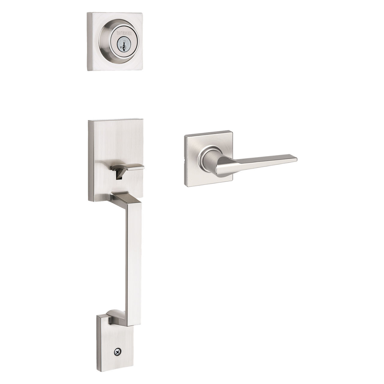 Amador Serrure d’entrée avec bec-de-cane Hollis - avec SmartKey