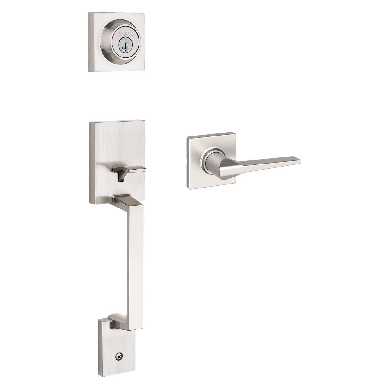 Amador Handleset with Hollis Lever - featuring SmartKey