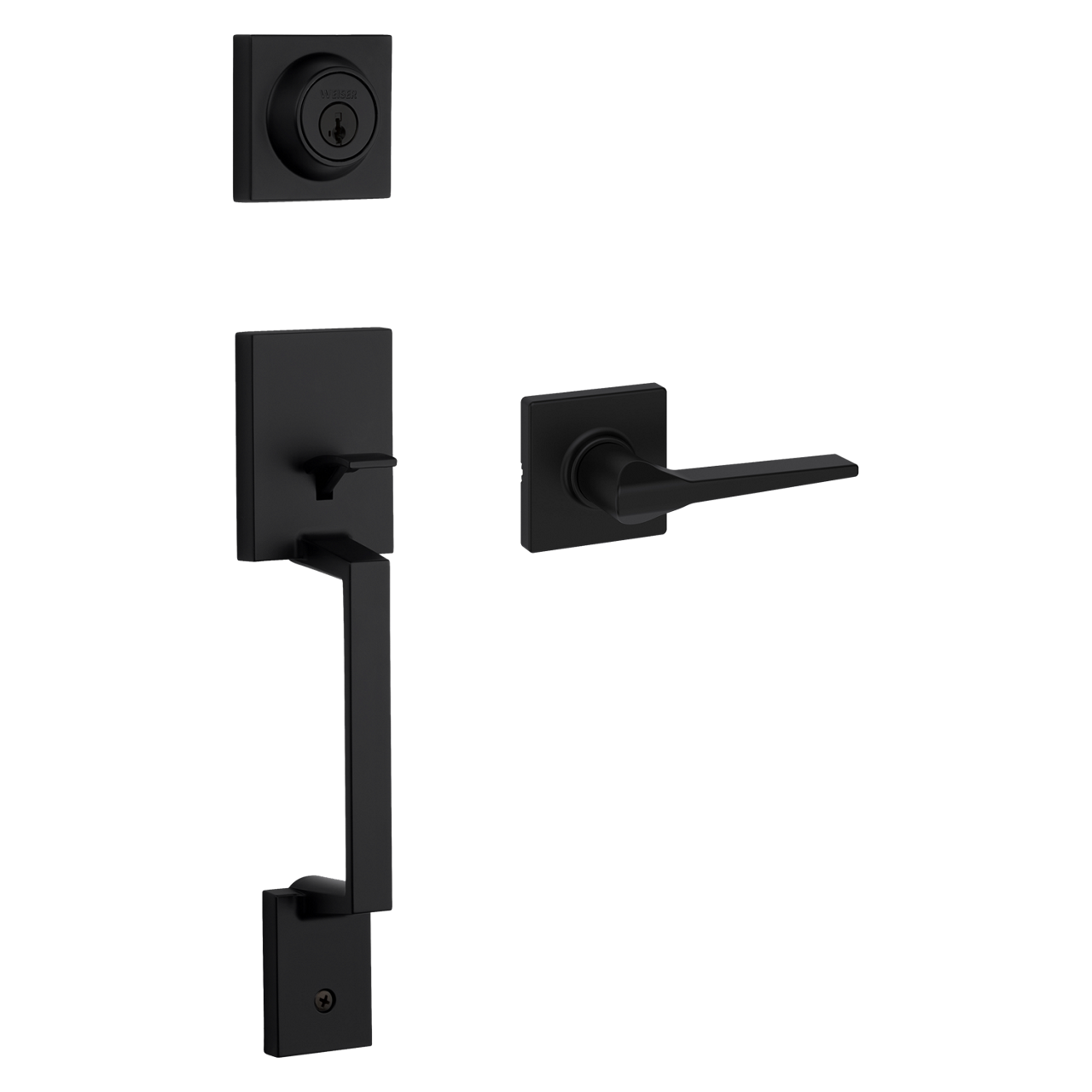 Amador Handleset with Hollis Lever - featuring SmartKey
