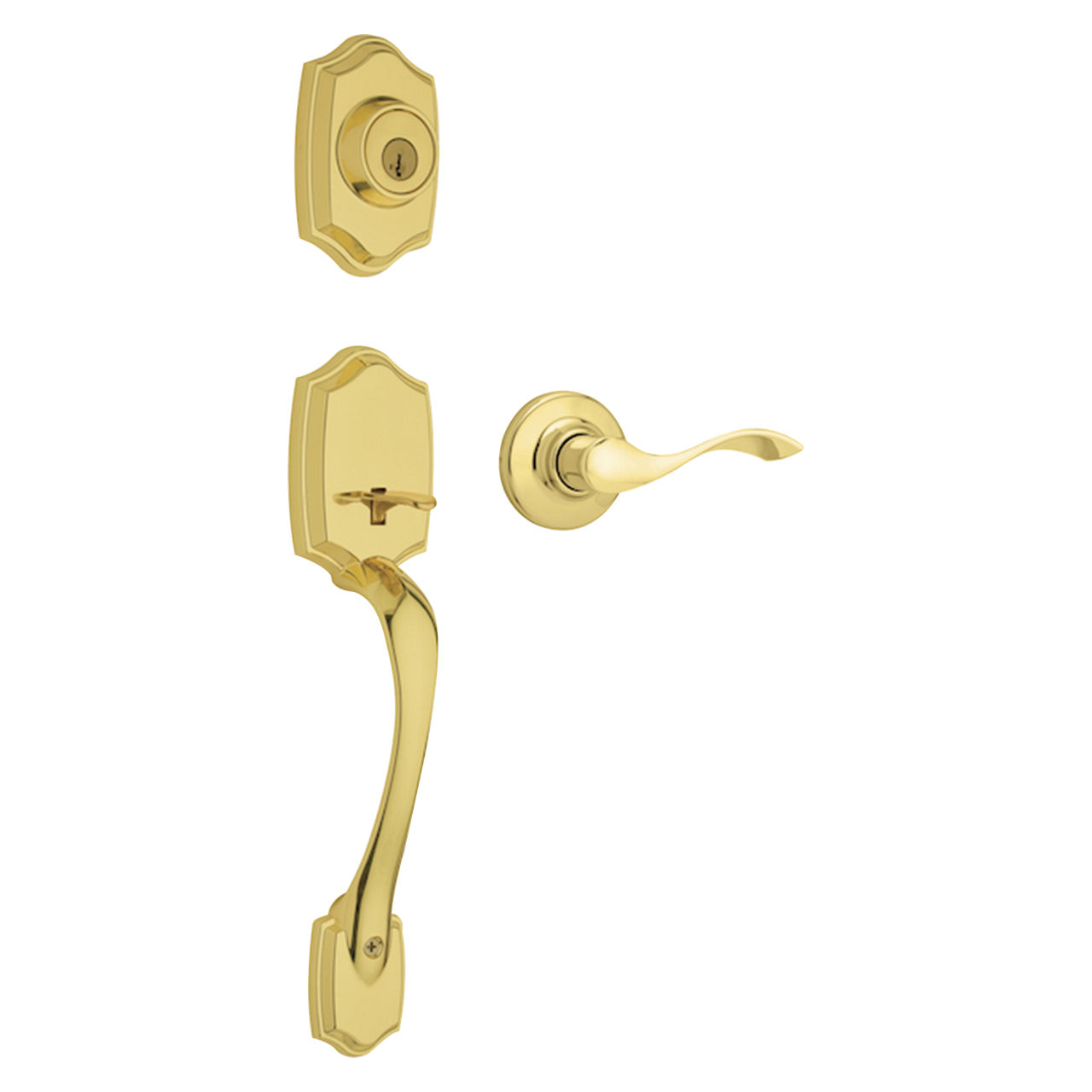 Brentwood Handleset with Belmont Lever - featuring SmartKey