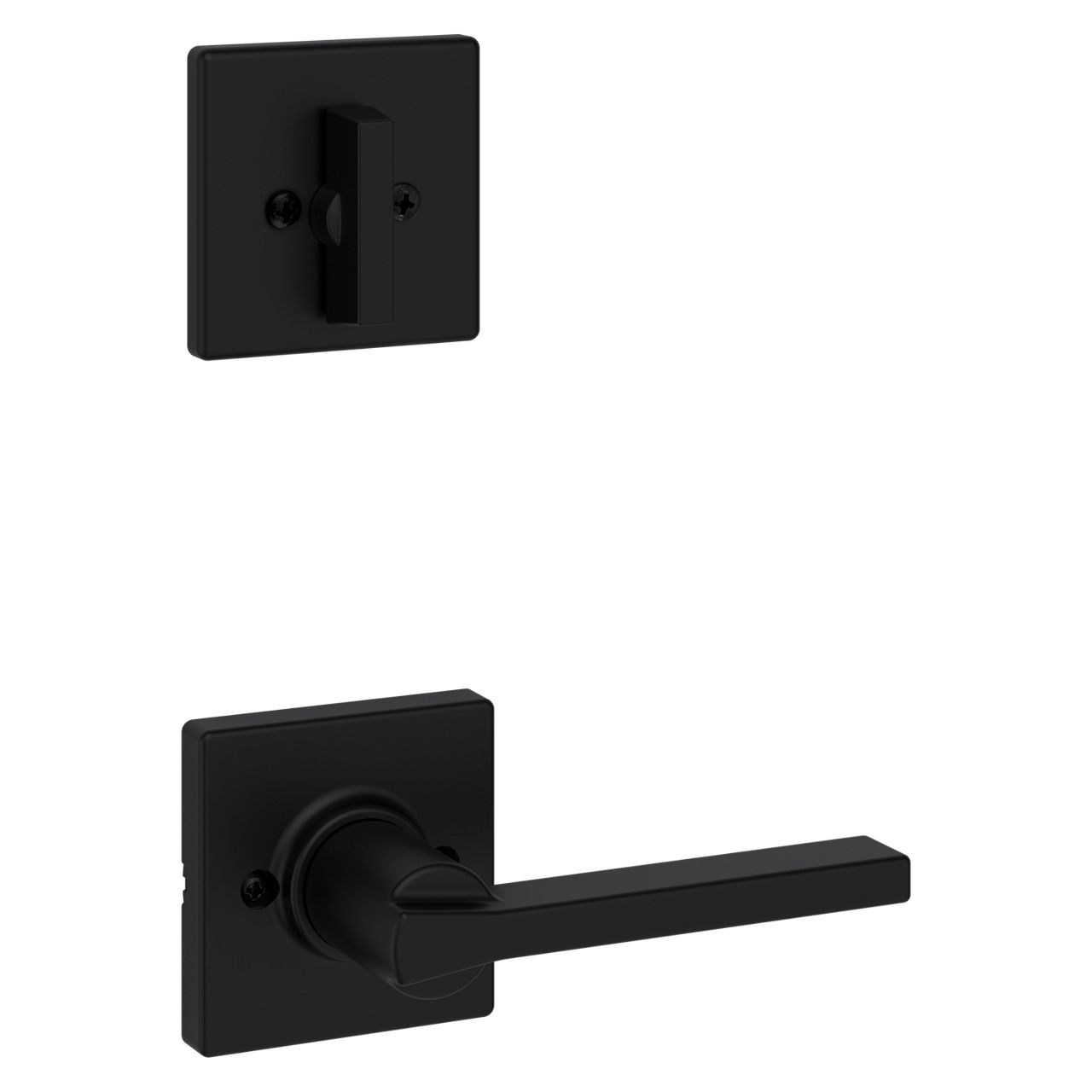 Casey Square Lever and Deadbolt Interior Pack - for Weiser Series 9771 Handlesets