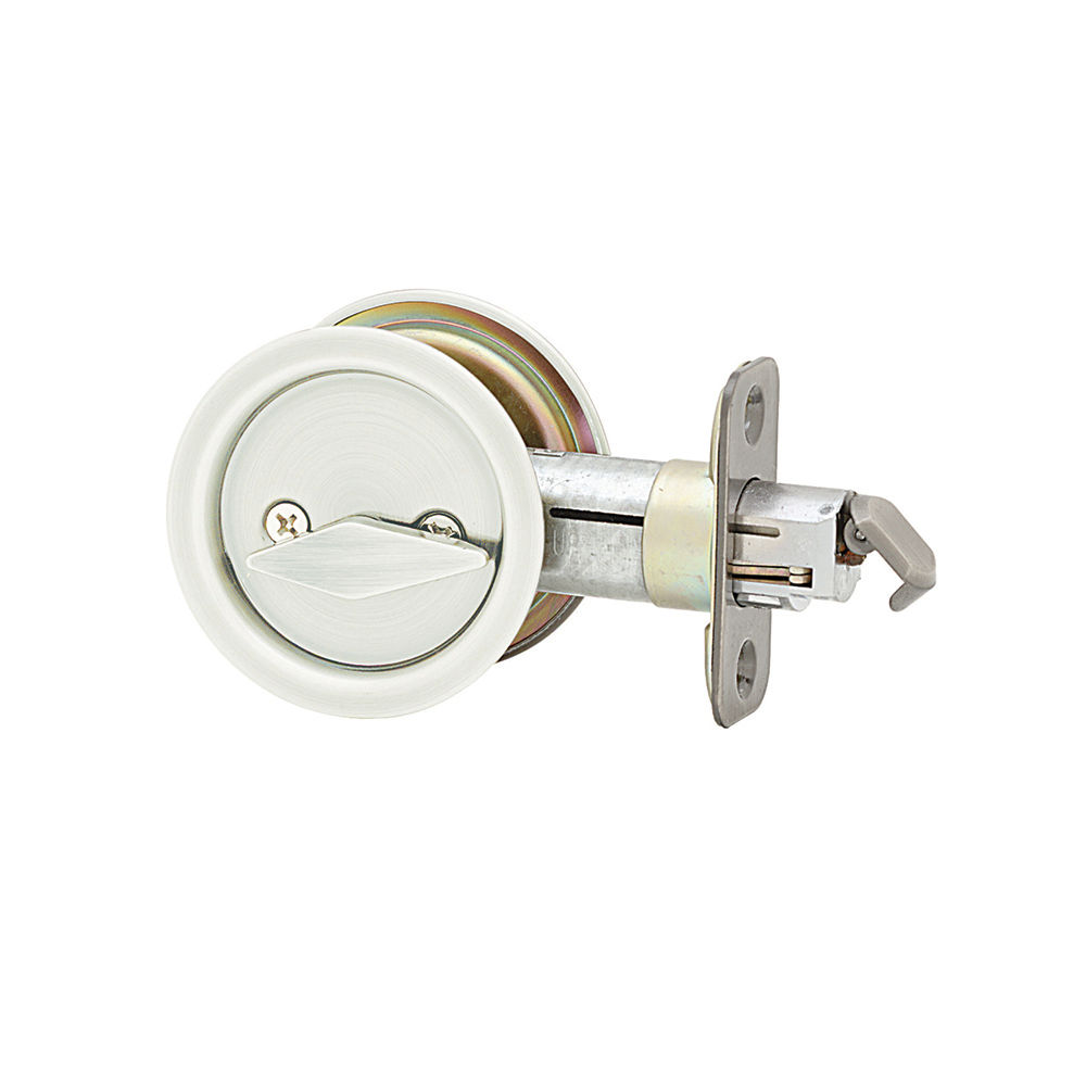 Square Pocket Door Lock - Bed/Bath