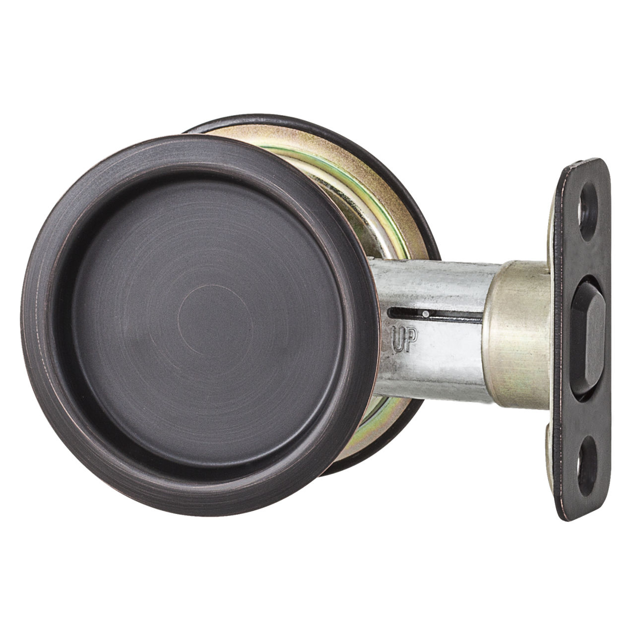 Serrure ronde pour porte coulissante - vestibule/penderie