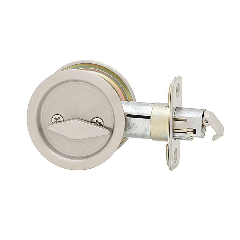 Round Pocket Door Lock - Bed/Bath