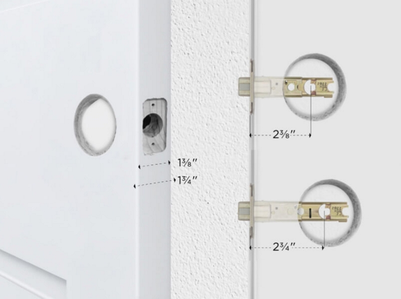 Halifax Lever LED (Square) - Hall/Closet - | Weiser