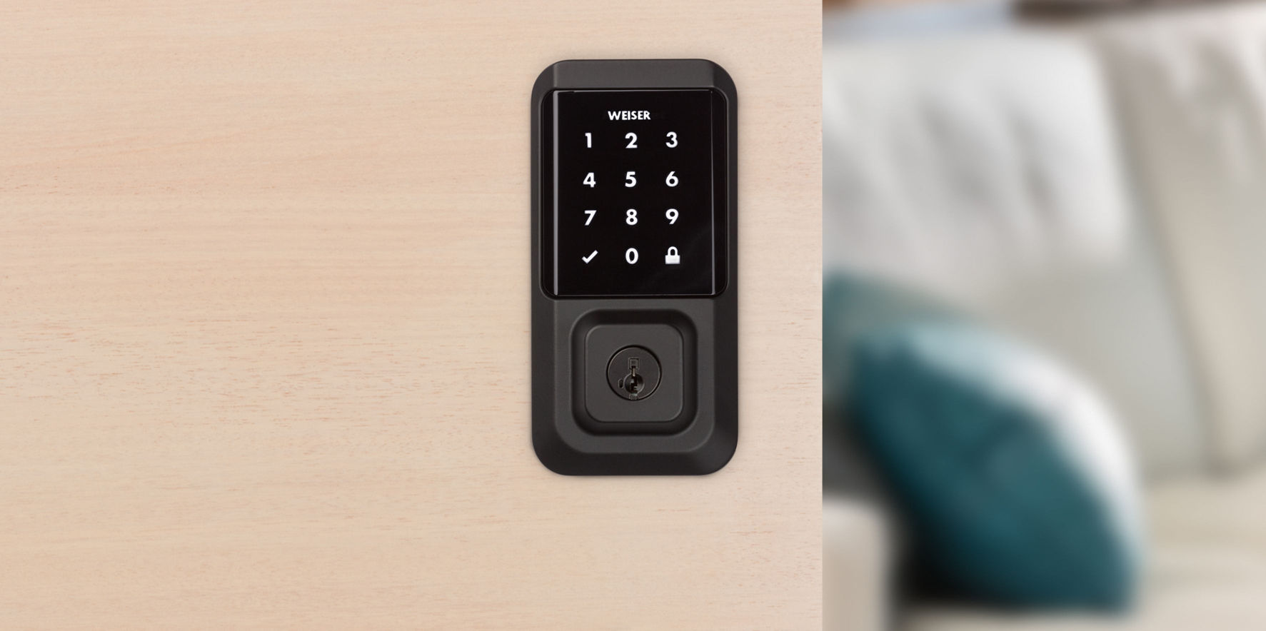 Wi-Fi smart lock and deadbolt for front doors, entry doors, etc.