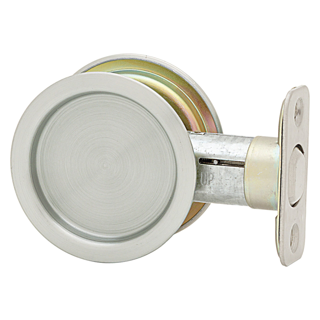 Serrure ronde pour porte coulissante - vestibule/penderie