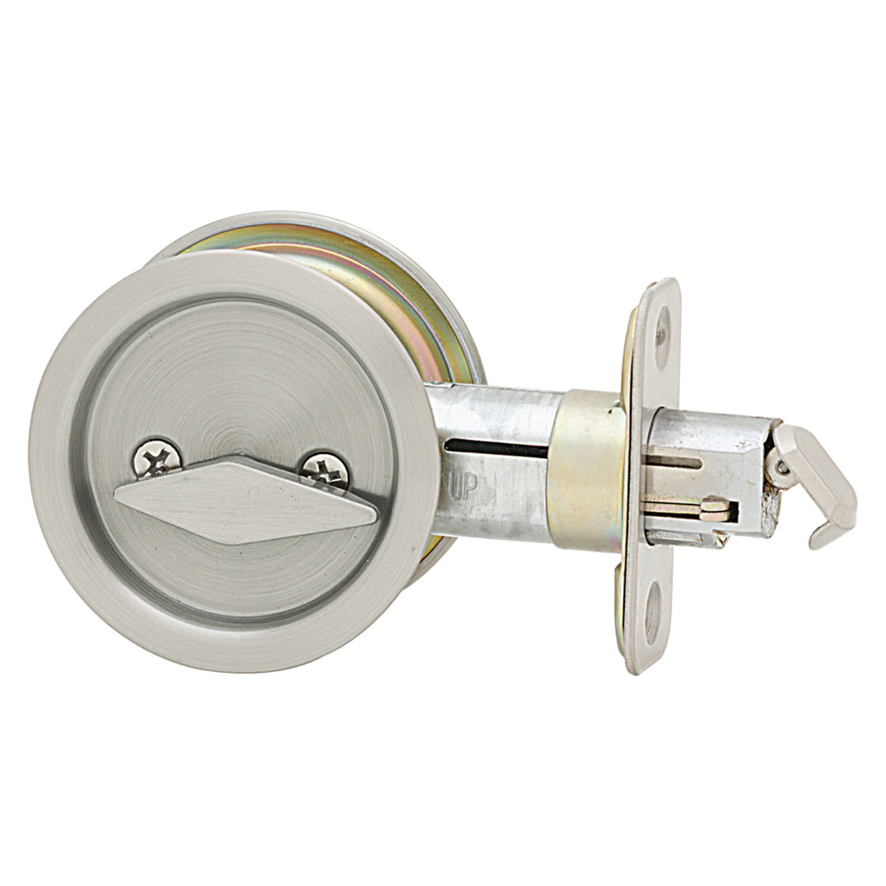 Round Pocket Door Lock - Bed/Bath